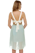 Get My Drift Taupe and Blue Dress